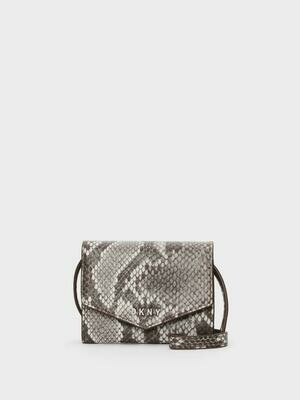 DKNY , ENVELOPE CARDHOLDER WITH STRAP
