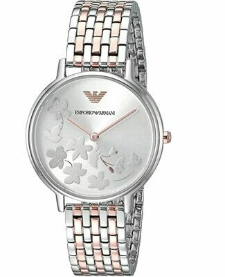 Emporio Armani, Emporio Armani Women's Fashion Quartz Watch with Stainless-Steel Strap, Rose Gold, 14