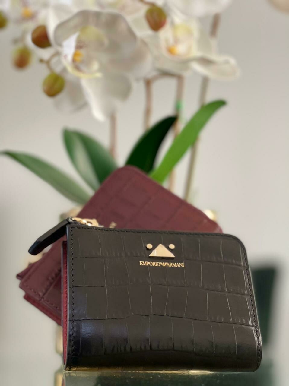 Emporio Armani, Black woman wallet