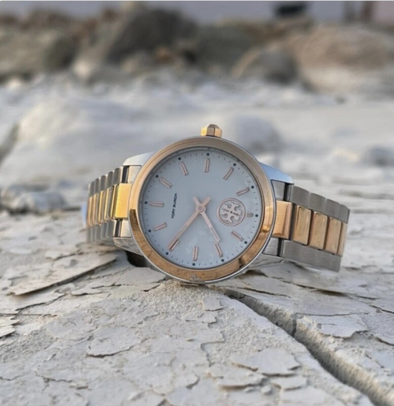 Tory Burch, Gold and silver watch