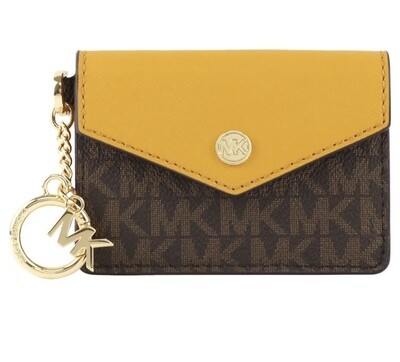 Michael Kors, Yellow  Cardholder with keychain