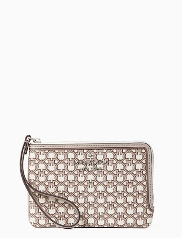Kate Spade, spade link small l-zip wristlet
