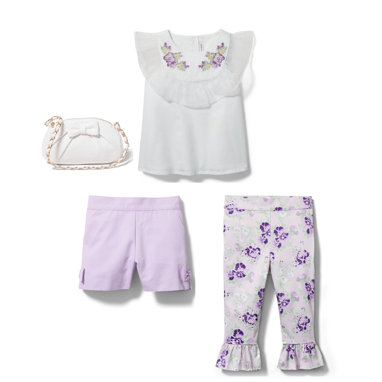 Janie And Jack, Purple Set -12 to 18 months