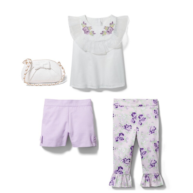 Janie And Jack, Purple Set -12 to 18 months