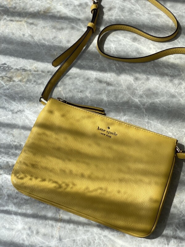 Kate Spade, Jackson Triple Gusset Crossbody Bag Vibrant Canary