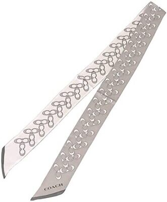 Coach , Signature Silk Skinny Scarf