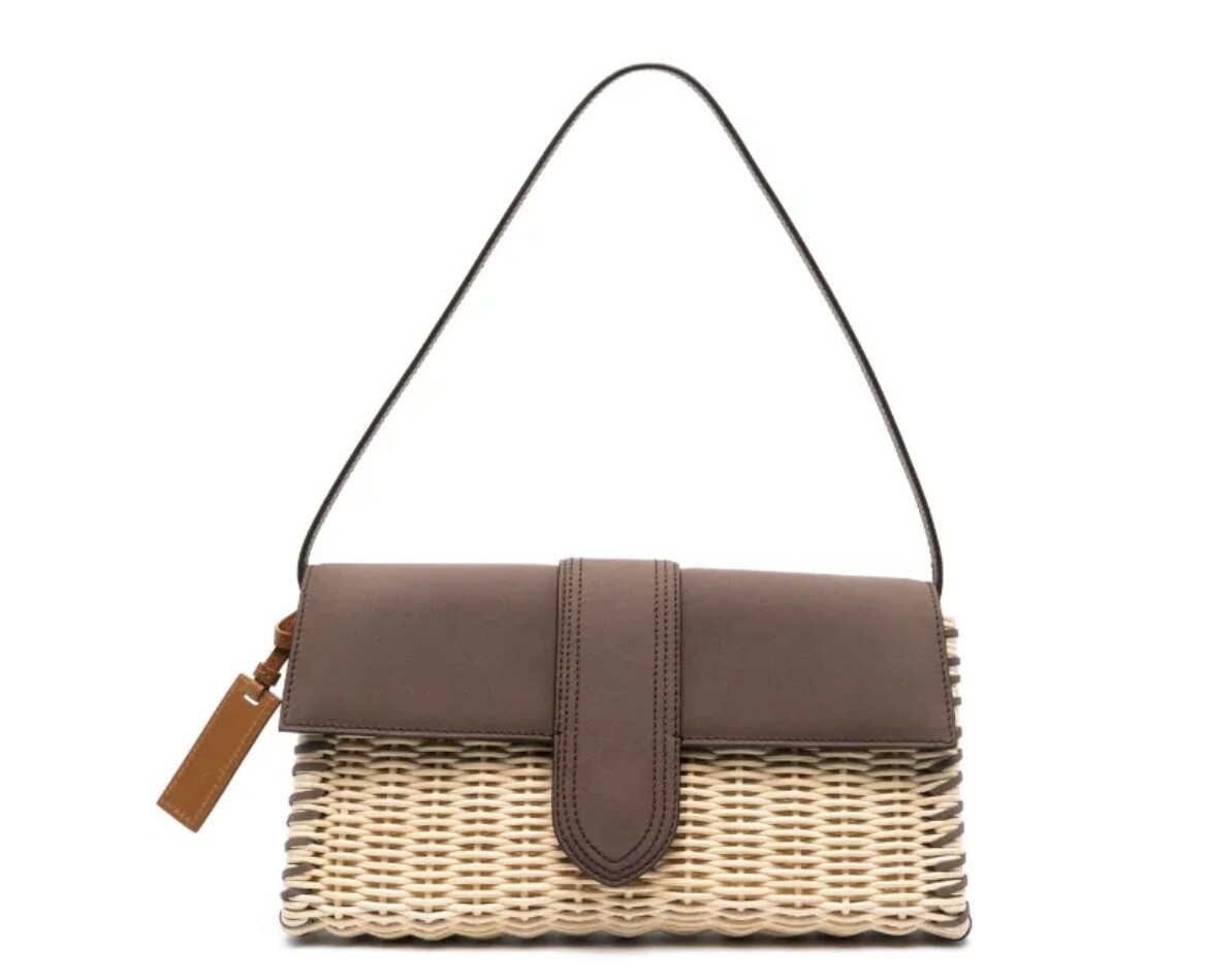 Jacquemus, Le Bambino Long Osier tote bag