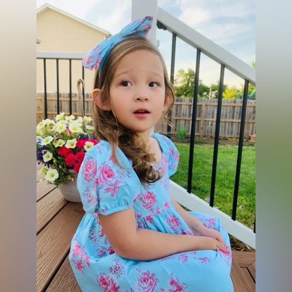 Janie And Jack, FLOWERS DRESS   - size: 2 years