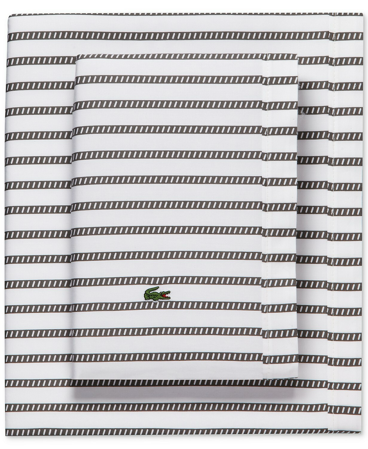 Lacoste, ​Printed 4-pc Sheet Sets, 100% Cotton Percale (king)