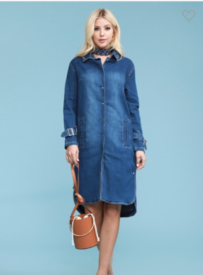 Judy Blue Trench Coat PL