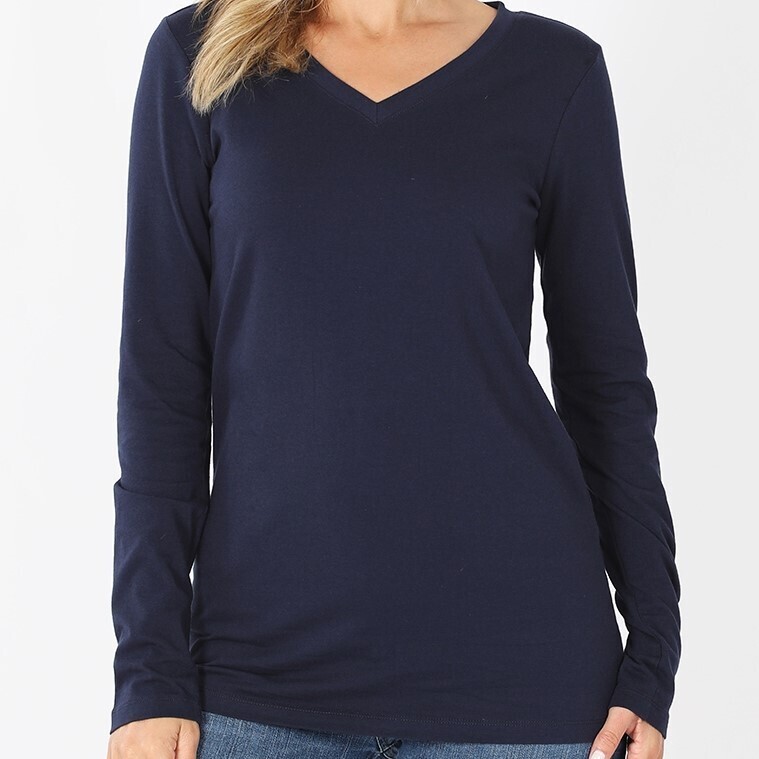 ZE LS VNeck T