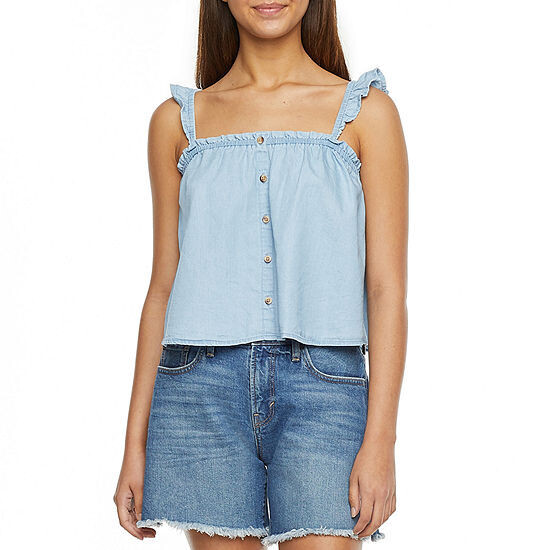 Chambray Flutter Sleeve Cami