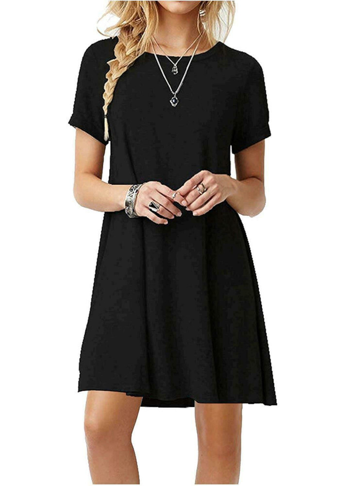 Black T-Shirt Dress