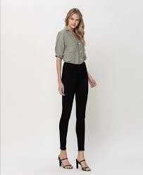 Flying Monkey HR Ankle Skinny Blk