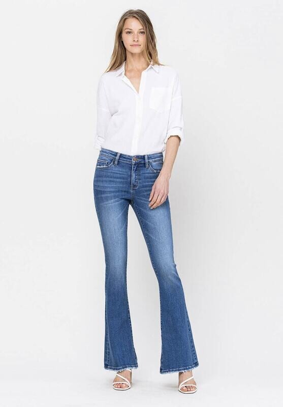 Vervet Alison Mid-Rise Flare T5073P