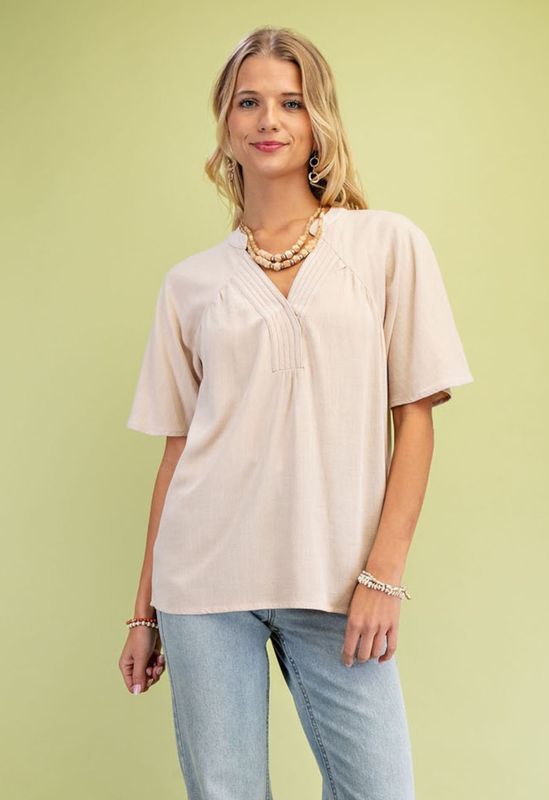 Gigio Washed Linen VNeck