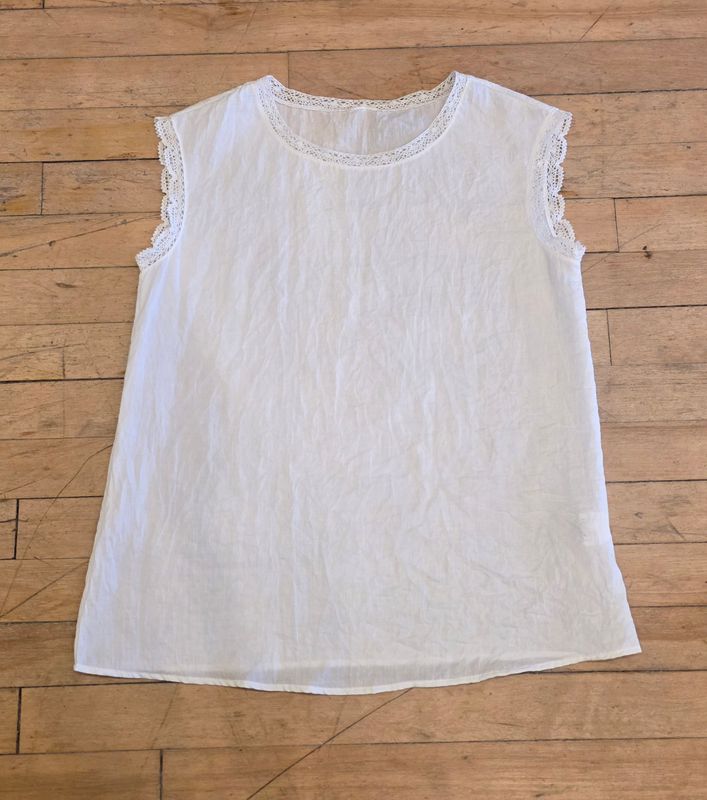 DT Crinkle Linen Top