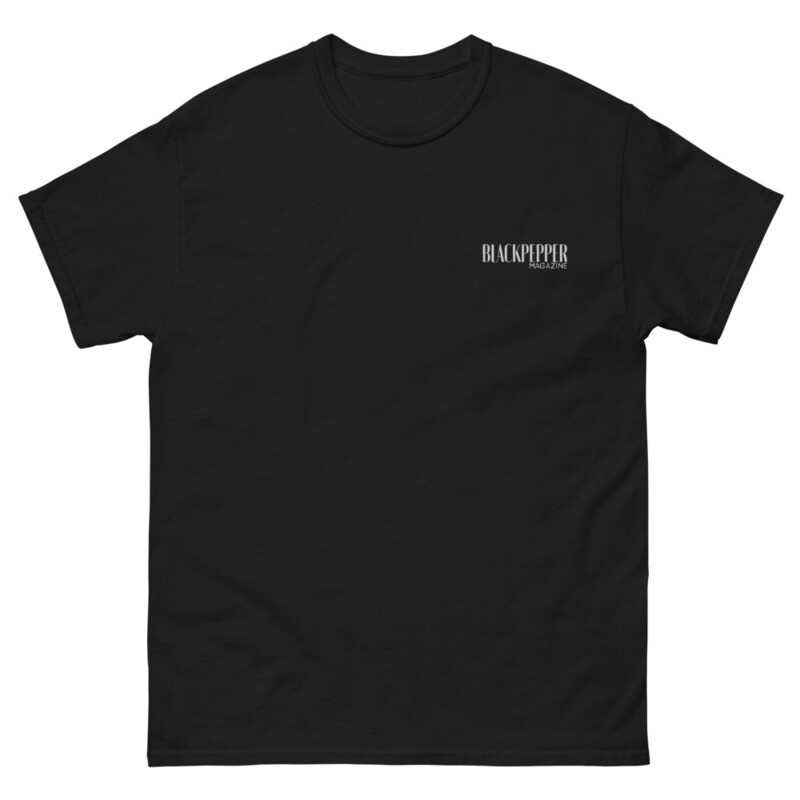 Classic Black Tee (Logo embroidery)