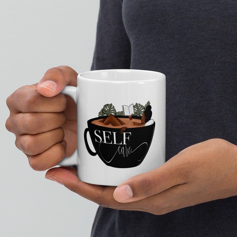 Selfcare Glossy mug