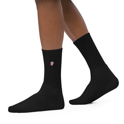 Black Pepper Embroidered socks