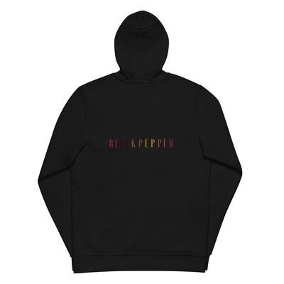 Black BP Zip Hoodie, Size: S