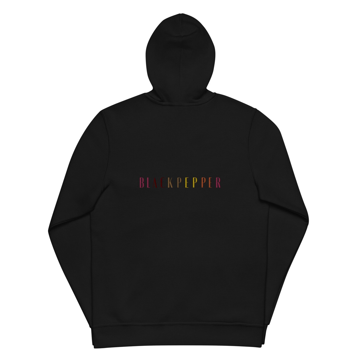 Black BP Zip Hoodie