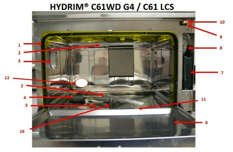 Door seal (chamber) for Hydrim G4 C61W