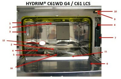 Door seal (chamber) for Hydrim G4 C61W
