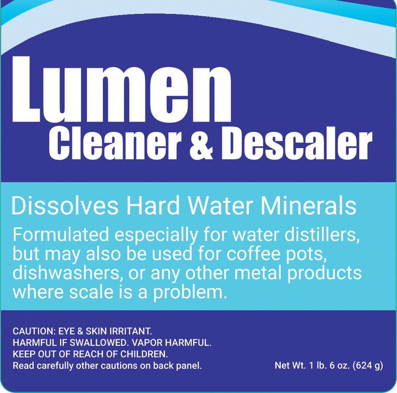 Lumen water distiller cleaner