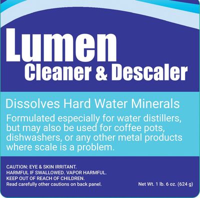 Lumen water distiller cleaner
