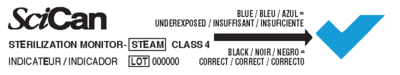 Sterilization Monitor Class 4 Chemical Indicator (Container of 250)