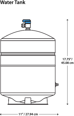 water tank dimensions