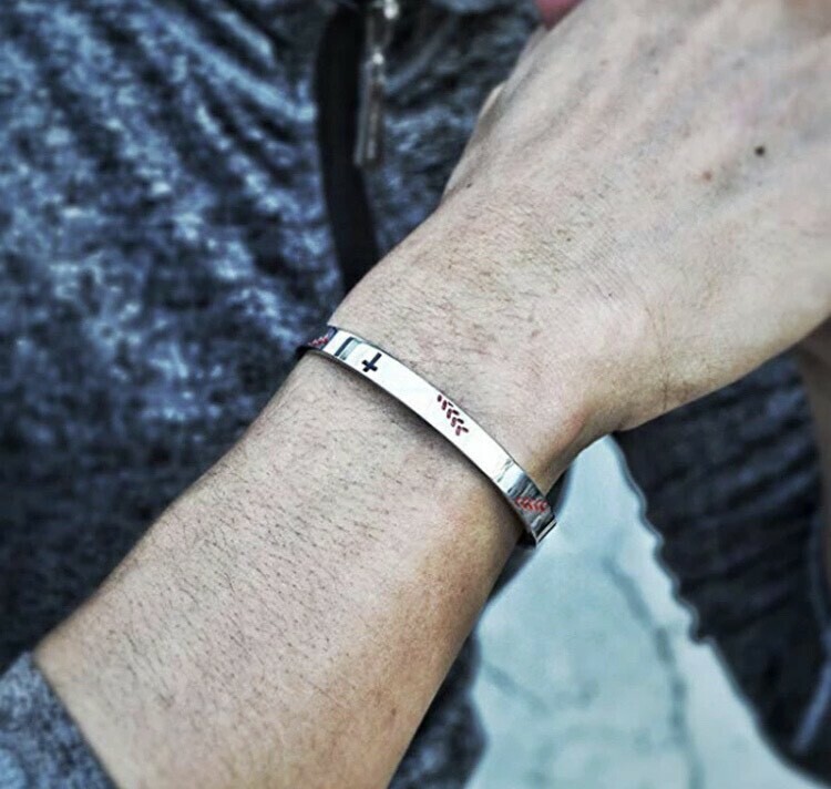“Dynasty”  Red Stitch Bracelets