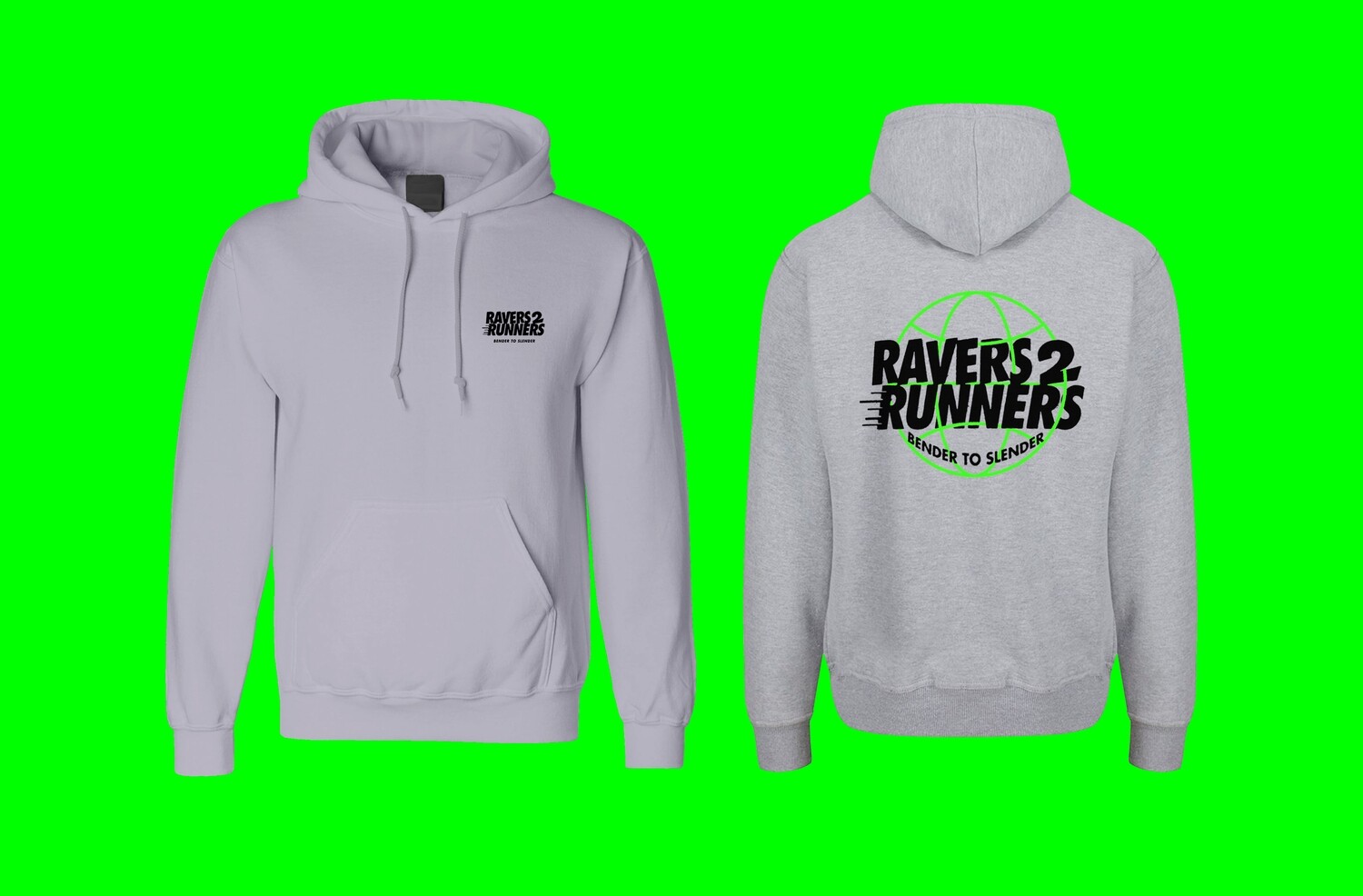 R2R Grey Hoodie