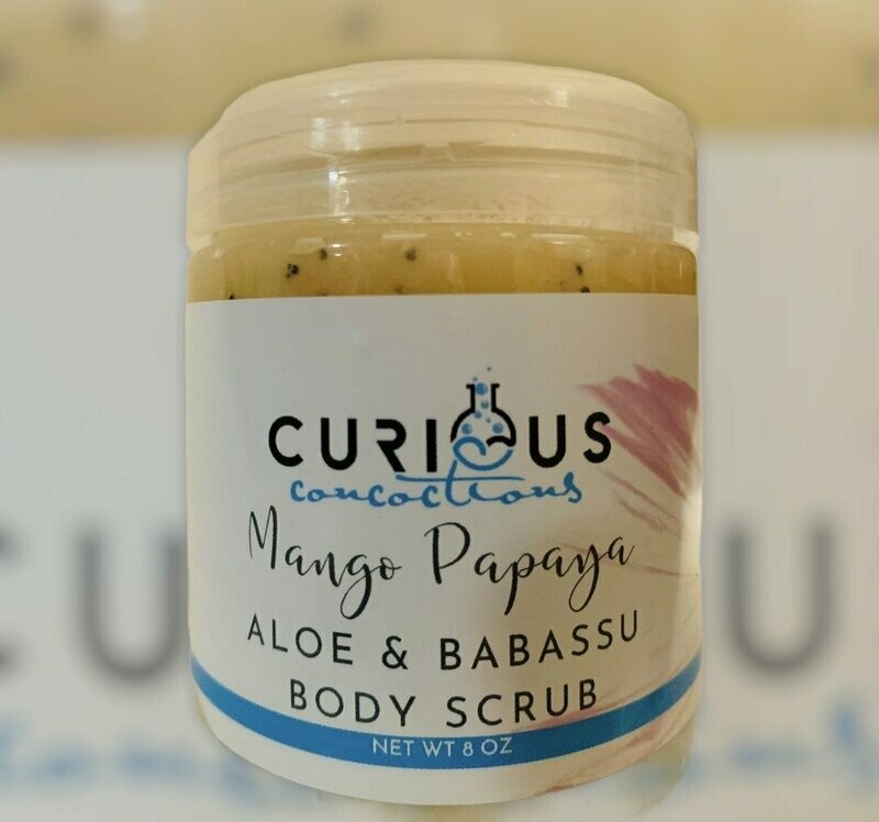Mango Papaya Aloe & Babassu Sugar Scrub