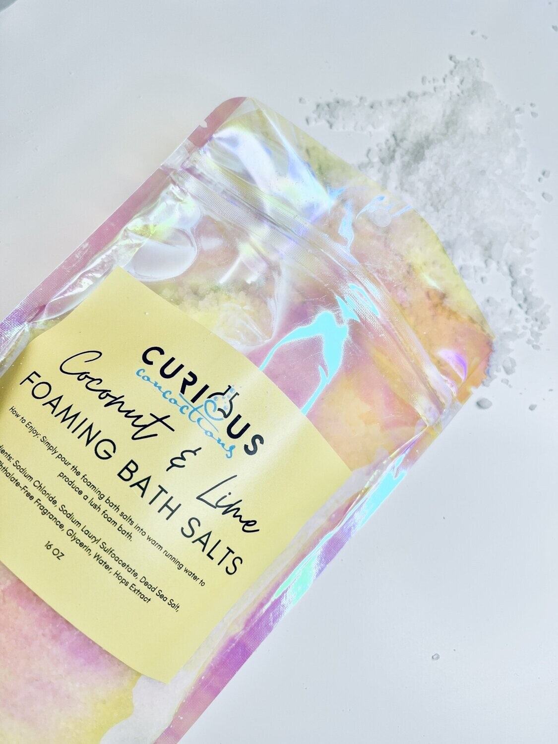 Coconut & Lime Foaming Bath Salts