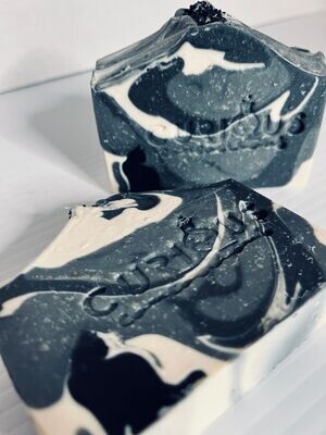 Gray Sea Clay & Charcoal Silk Soap