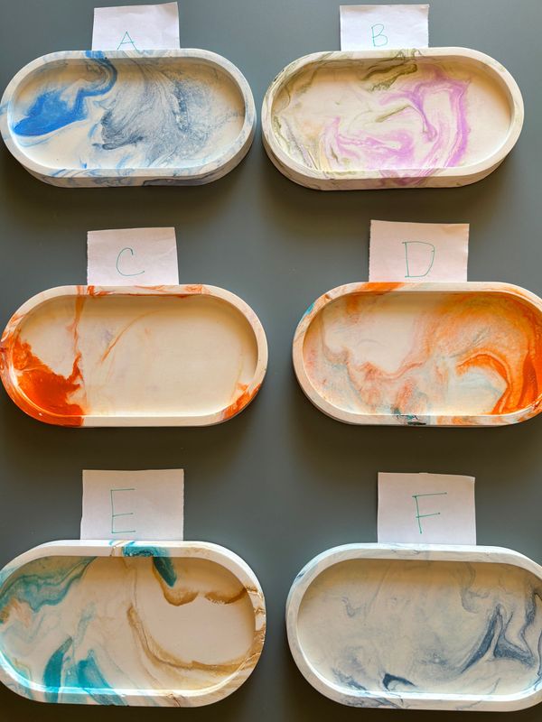 Marbled Trinket Tray