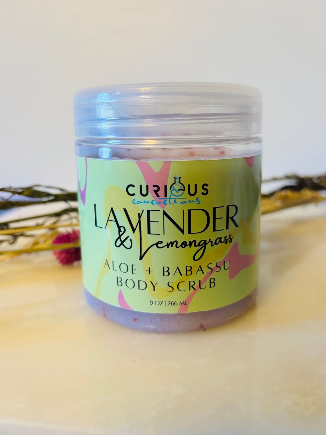 Lavender Lemongrass Aloe & Babassu Sugar Scrub Lavender Lemongrass Aloe & Babassu Sugar Scrub