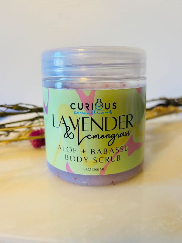 Lavender Lemongrass Aloe & Babassu Sugar Scrub