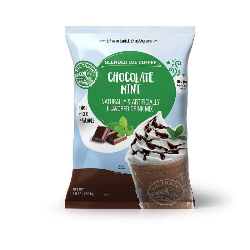 Big Train Blended Ice Coffee - Chocolate Mint - 3.5lb Bag