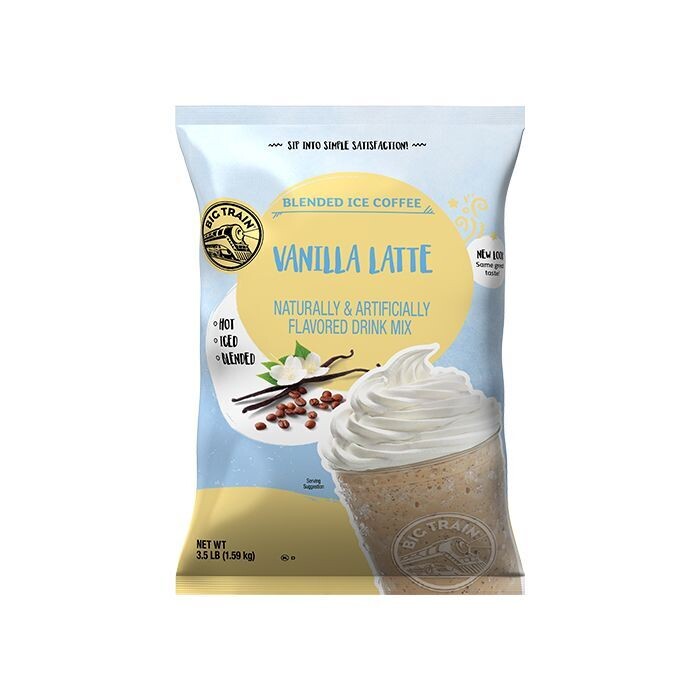 Big Train Blended Ice Coffee - Vanilla Latte - 3.5lb Bag