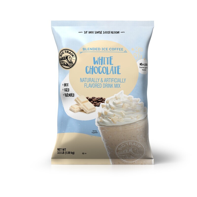 Big Train Blended Ice Coffee - White Chocolate Latte - 3.5lb Bag