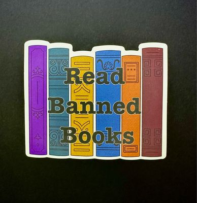 Read Banned Books Sticker