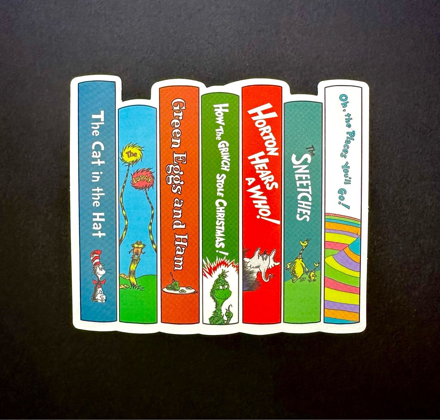 Dr Seuss Book Sticker