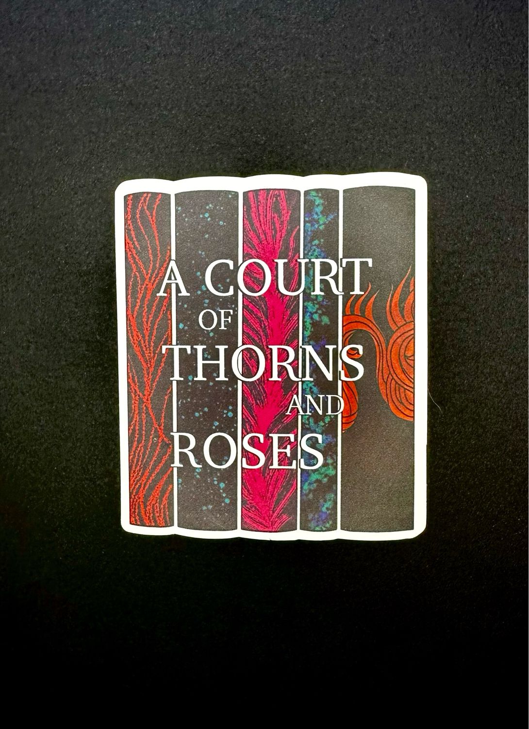 A Court of Thorns and Roses Book Sticker