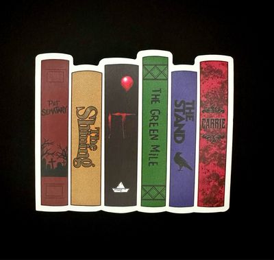 Stephen King Book Sticker