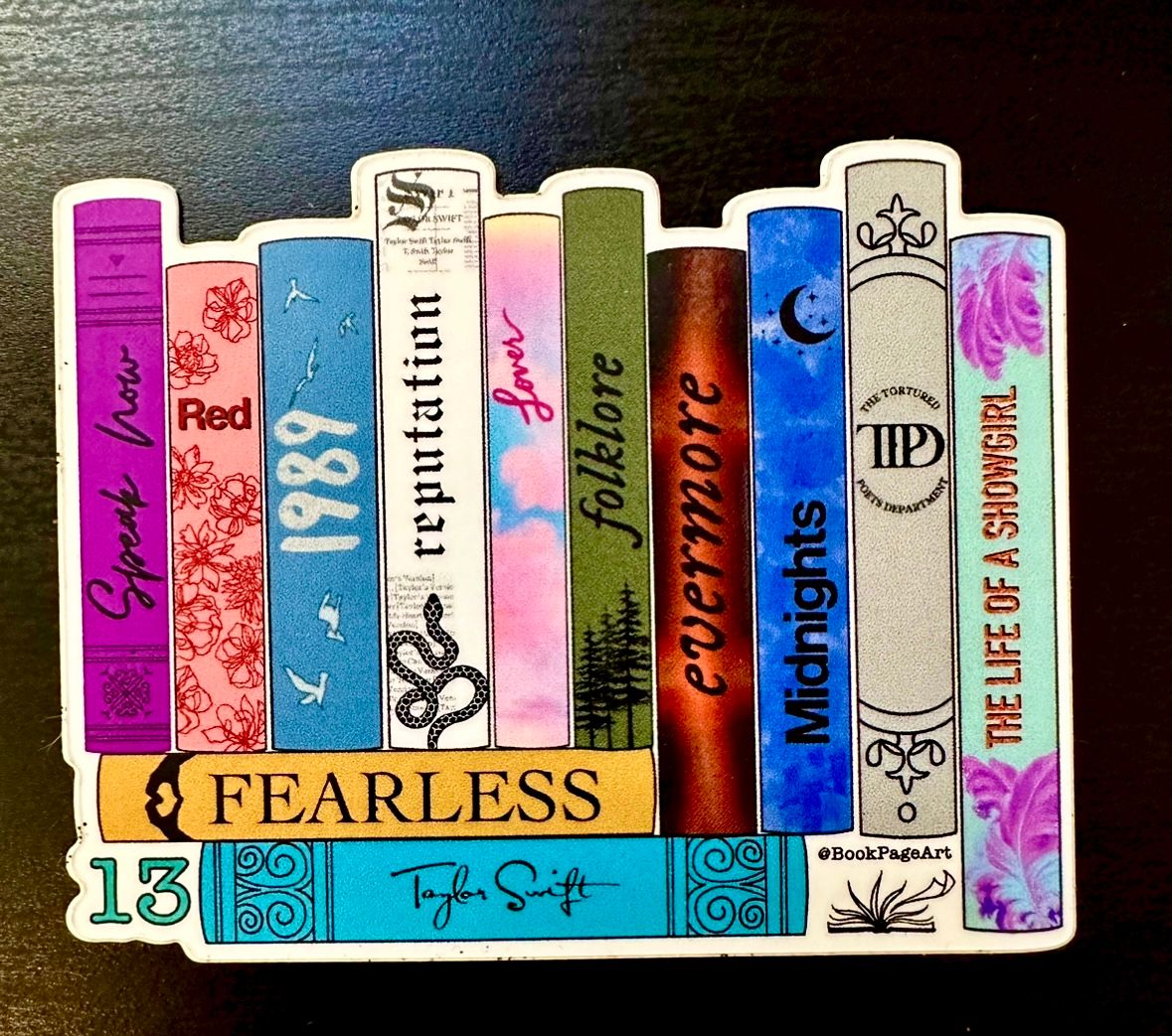 Taylor Swift Book Sticker