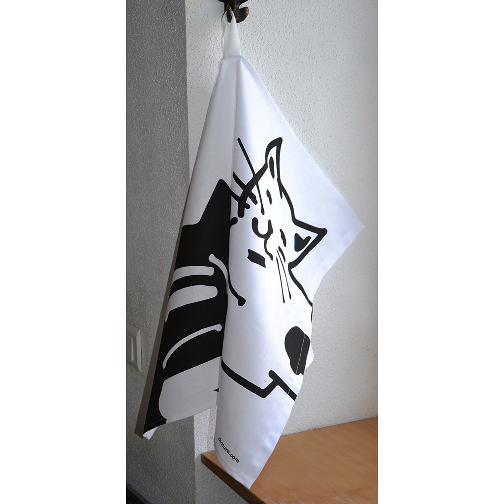 CAT TEA TOWEL C – TORCHON C – KÜCHENTUCH C