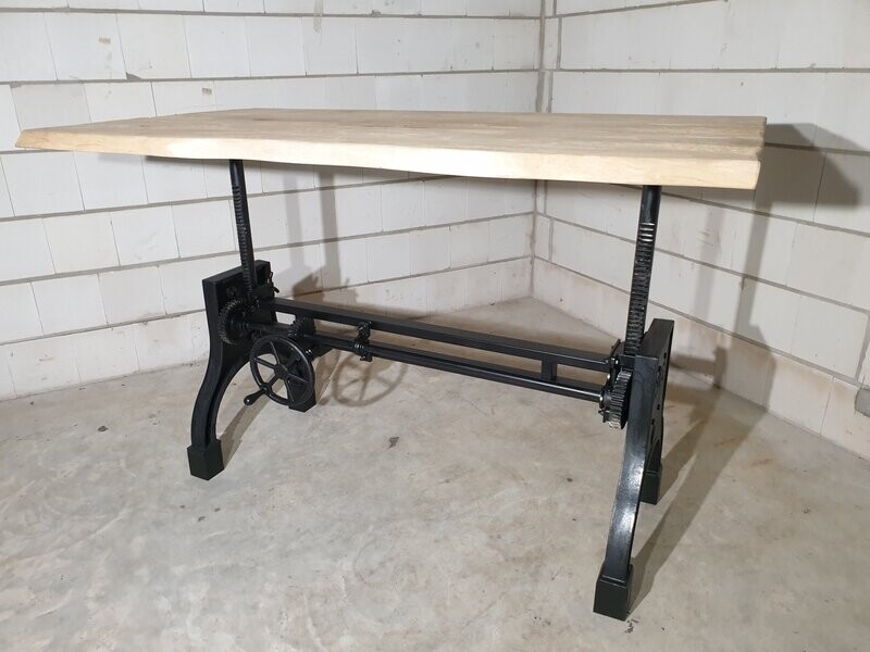 " EXTRA HOCH " LIMITED EDITION GUSS Eisen Tischuntergestell im Industriedesign „Madrid“